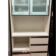 食器棚　キッチンボード　完成品　幅92