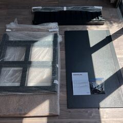 『受け渡し者決定済み』【取りに来ていただける方限定】IKEA VADHOLMA ヴァドホルマ アイランドキッチン テーブル 椅子4脚セットの画像