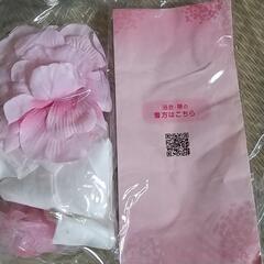 紺色に花柄  浴衣  未使用の画像