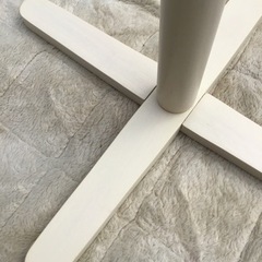 引渡済　工具不要　簡単組み立て　ポールハンガー　白の画像