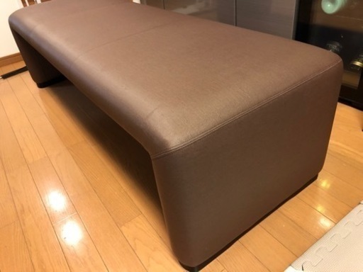 カリモク家具　ダイニングベンチ(スツール)ブラウン