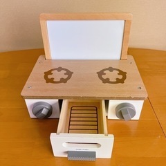 格安 はじめてのおままごと コンパクトキッチン WOODYPUDDYの画像