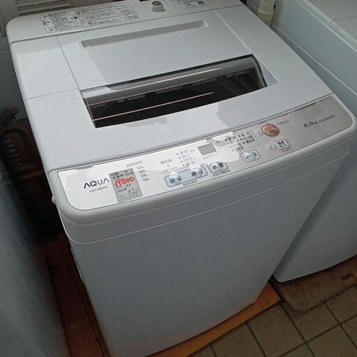 ★【アクア】全自動洗濯機　2020年6kg(AQW-S60J)【3ヶ月保証付き★送料に設置込み】自社配送時代引き可※現金、クレジット、スマホ決済対応※