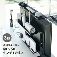 テレビ上、裏ラック