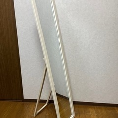 木製スタンドミラー　全身鏡（取引中）