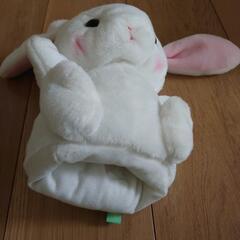 ★うさぎのぬいぐるみ★ハンドパペット 中古品の画像