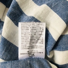 ストライプのワンピースの画像