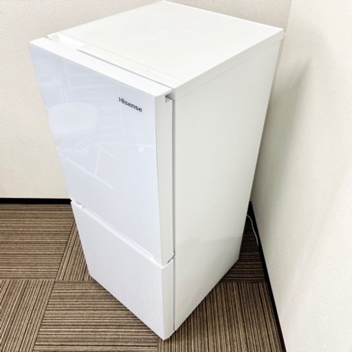 激安‼️オシャレ 134L 19年製 Hisense2ドア冷蔵庫HR-G13A-W?06207