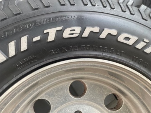 リフトアップ車に！中古タイヤホイルセット　10万円
