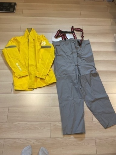 ダイワ Daiwa オーシャンサロペットレインスーツカラー