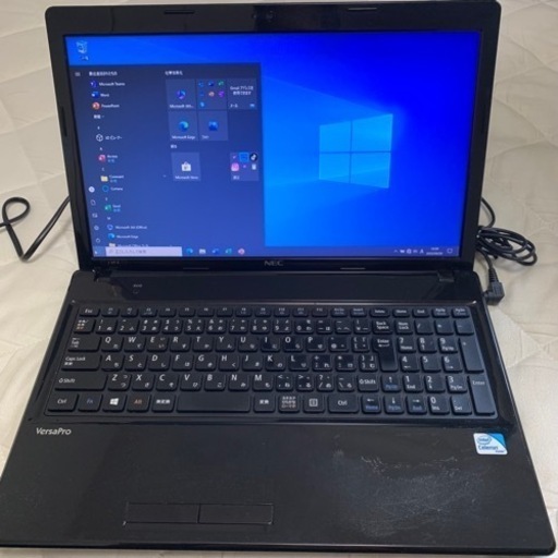 【新品SSD搭載】NEC ノートパソコンVersaPro J VF-F Webカメラ MicrosoftOffice2021