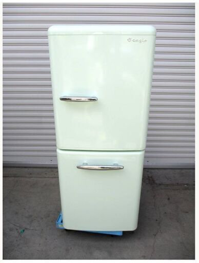 【高年式　動作良好】　エディオン　ノンフロン冷凍冷蔵庫　2ドア　ANG-RE151-A1　2020年製　e angieシリーズ　3ヵ月保証付き　説明書付