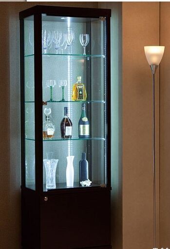 未使用 引取り希望　LED付き コレクションボード　鍵付き　コレクションケース