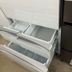 東芝 TOSHIBA 冷蔵庫 GR-P460FW(UW) 2018年製 大型冷蔵庫 ファミリータイプ 大容量 462L 速鮮チルド マジック大容量 まんなか野菜室&お掃除口 フレンチドア タッチオープン式 6ドア 自動製氷機能 VEGETA べジータ FWシリーズ クリアグレインホワイト クリーニング済 堺市 石津【ジャングルジャングルサカイ石津店】の画像