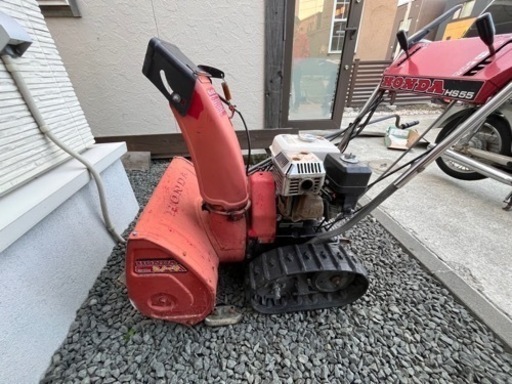 決まりました。HONDA 除雪機　現役