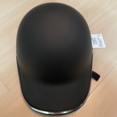 【新品未使用】ヘルメット　ブラック　フリーサイズの画像