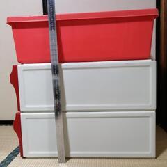 商談済み　収納ケース 3姉妹