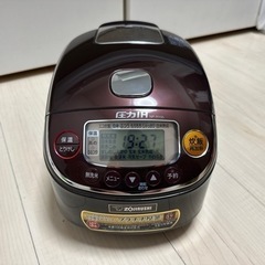 【ジャンク】 象印 圧力IH 炊飯器 極め炊き 3合 NP-RY...