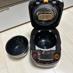 【ジャンク】 象印 圧力IH 炊飯器 極め炊き 3合 NP-RY05-TD ダークブラウンの画像