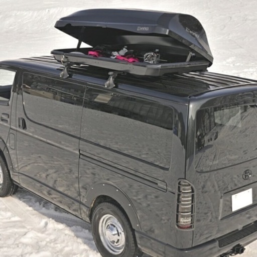 美品　inno イノー　ルーフボックス BRM466BK 500L
