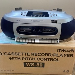 CD・カセットプレイヤー（新品）の画像