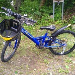 【受渡し予定者設定中】ジュニア　自転車　22インチ　6段変速