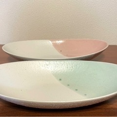 【お譲り先決定】お皿　ペアの画像