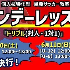 ★6月10日・11日開催‼『ワンデーレッスン』土日でレベルアップ...