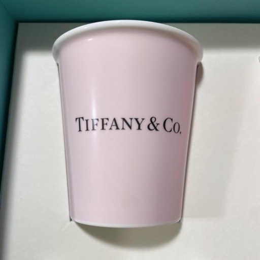 ティファニー　ボーンチャイナ　ピンク①