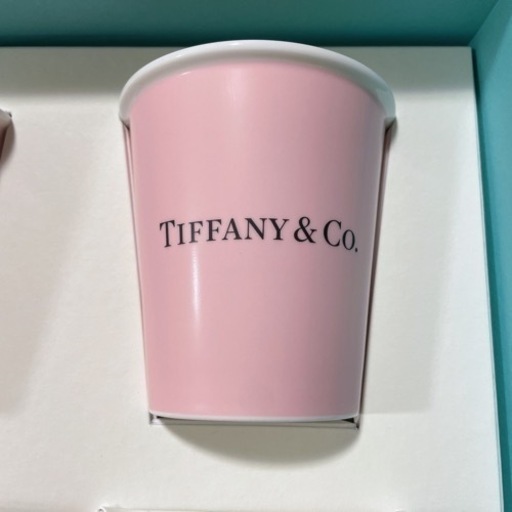 ティファニー　ボーンチャイナ　ピンク②