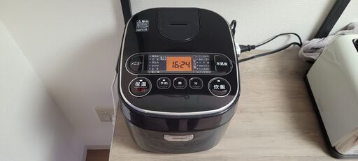 炊飯器 SmartBasic Rice Cooker, Microcomputer Type, 5.5 cups, Ultra Thick Pot, Copper Coating, Includes Rice Brand-Specific Cooking Functionality, Black