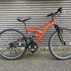 タイヤ太☆ノーブランド マウンテンバイク MTB ママチャリ 中古自転車 422