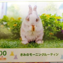 コタツでゆったり！うさぎさん300ピース＆クリスタルパネル‼️の画像