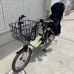 【値下げしました】Panasonic ギュットミニDX 子供乗せ電動自転車の画像