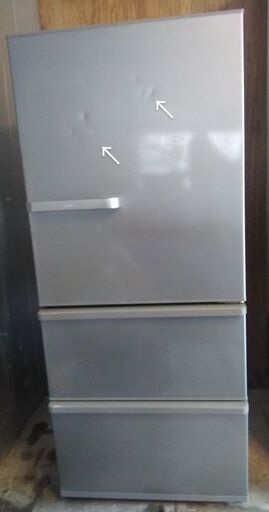 アクア 3ドア冷蔵庫 AQR-27G2 272L シルバー 19年製 配送無料