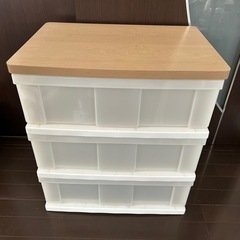 【7月処分予定】収納ケース  2個