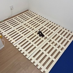 スノコベッド　簀ベッド　ダブルサイズ