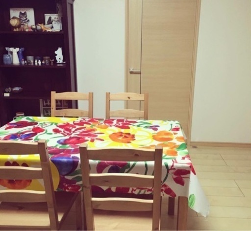 IKEA イケア　  ダイニングテーブル テーブル＋椅子4脚