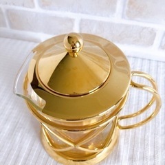 ティーポット茶こし付きの画像