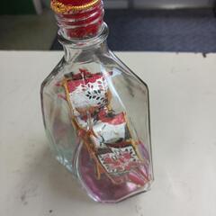 飾り　置物　ボトルシップ