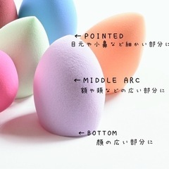 【お値下げ中】【新品】スポンジパフ・メイクスポンジ  4個set...