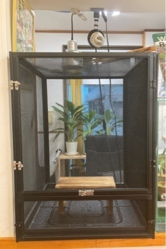 爬虫類育成ゲージ(GEX EXOTERRA スクリーンテラリウム4560)