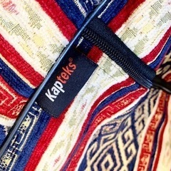 エスニック柄☆ボストンバッグ　刺繍　トルコ絨毯　旅行用バッグ　大容量の画像