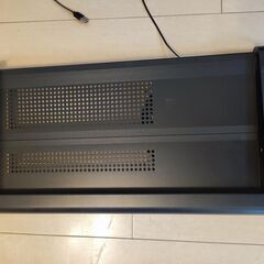 パソコンスタンド　黒　高さ調整可能　冷却ファン付きの画像