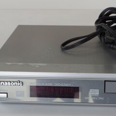 Panasonic DVD/CDプレーヤー DVD-S390Y リモコン、AVケーブル、電源ケーブル付☆動作品の画像