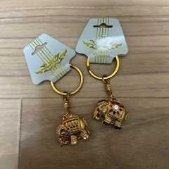 象のキーホルダー