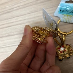 象のキーホルダーの画像
