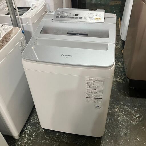 Panasonic パナソニック 洗濯機  NA‐F8AE4 8㎏ 2017年 グレー ●E054W004