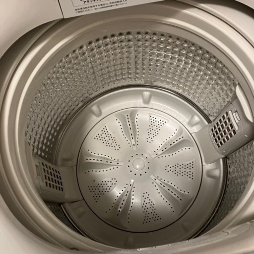 【お譲り先確定済み】haier 縦型 洗濯機 8.5kg 大容量 洗剤自動投入付き【引き取り限定】