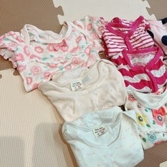 ロンパース　ロンパースシャツ　9枚　まとめ売り　70 80 の画像